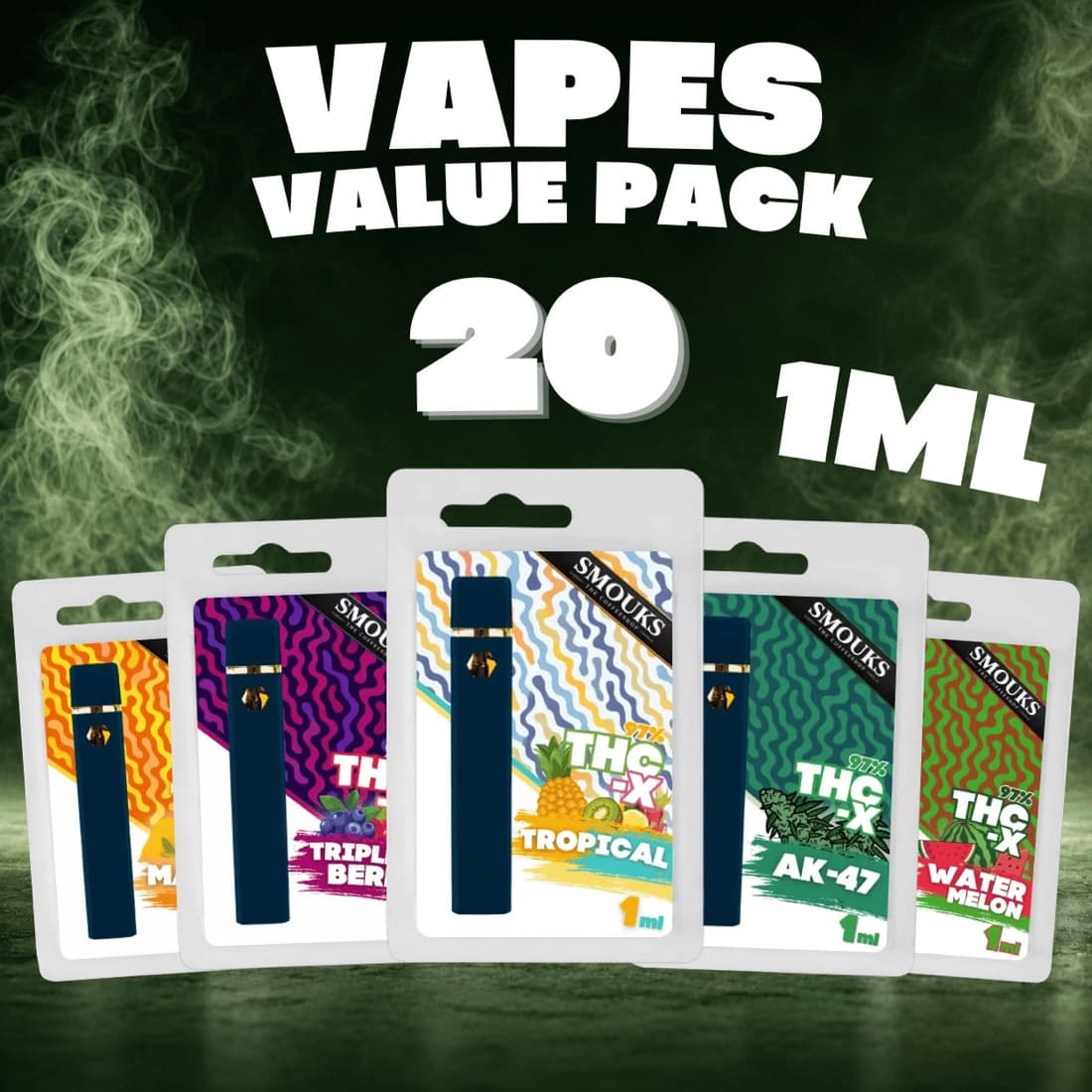 Vapes Value Pack 20 ks · 1 ml