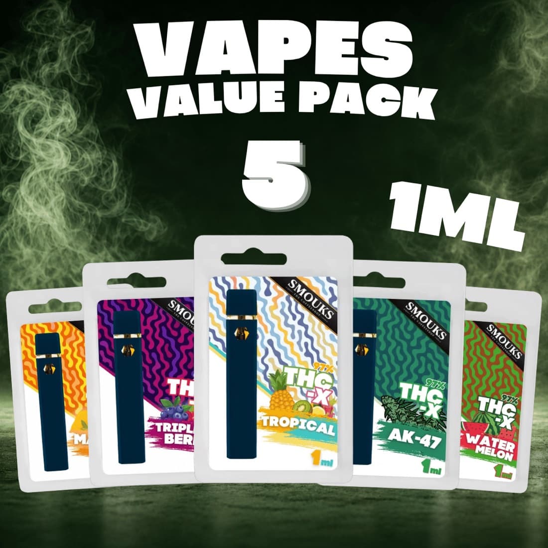 Vapes Value Pack 5 ks · 1 ml