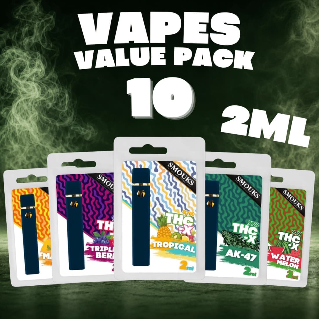 Vapes Value Pack 10 ks · 2 ml