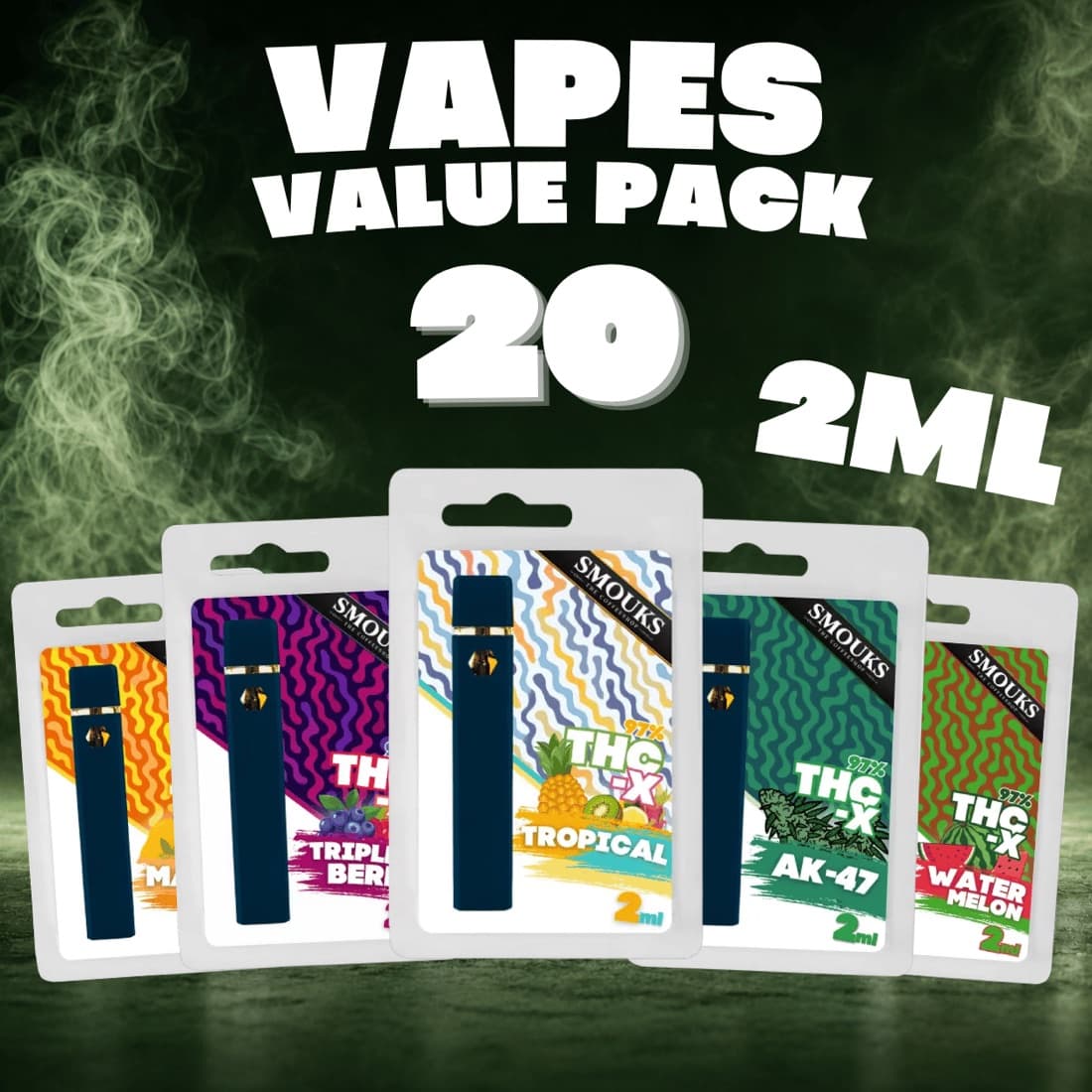 Vapes Value Pack 20 ks · 2 ml